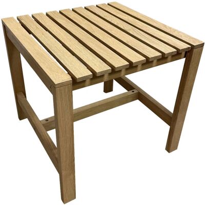 Taburete Eura de Roble Natural - Mobiliario de Baño Taburete Eura de Roble Natural - Mobiliario de Baño