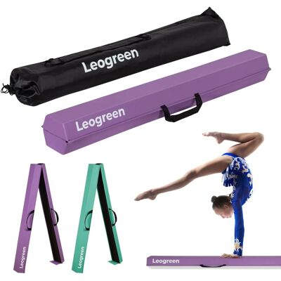 Poutre d’Équilibre Pliable Leogreen - Équipement de Gymnastique - Publicité Poutre d’Équilibre Pliable Leogreen - Équipement de Gymnastique - Publicité