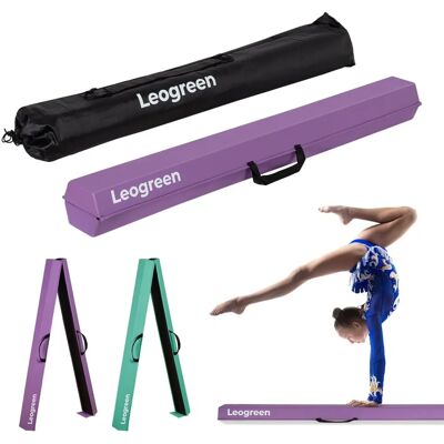 Trave de Équilibre Pliable Leogreen 270cm - Équipement de Gymnastique - Publicité Trave de Équilibre Pliable Leogreen 270cm - Équipement de Gymnastique - Publicité