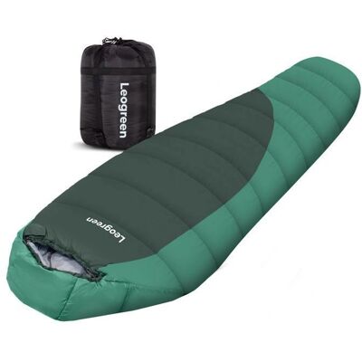 Leogreen Ultralight 3-Season Vert -15°C à 5°C 1,8 kg Sac de couchage - Publicité Leogreen Ultralight 3-Season Vert -15°C à 5°C 1,8 kg Sac de couchage - Publicité