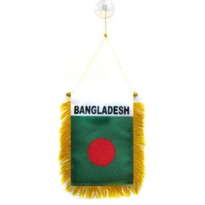 Az Flag Fanion - Bangladesh Flag 15x10 - Polyester - Zuignap - Vlag Az Flag Fanion - Bangladesh Flag 15x10 - Polyester - Zuignap - Vlag