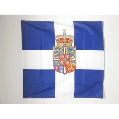 AZ Flag - Royal Flag Greece 1936-1967 - 90x90 cm - Drapeau - Publicité AZ Flag - Royal Flag Greece 1936-1967 - 90x90 cm - Drapeau - Publicité