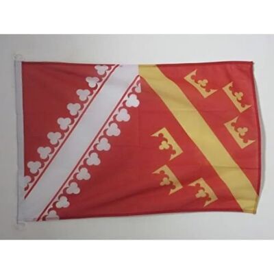 Az Flag Ancienne Drapeau d'Alsace 90x60cm - France 60x90cm Ext Spécial - Publicité Az Flag Ancienne Drapeau d'Alsace 90x60cm - France 60x90cm Ext Spécial - Publicité