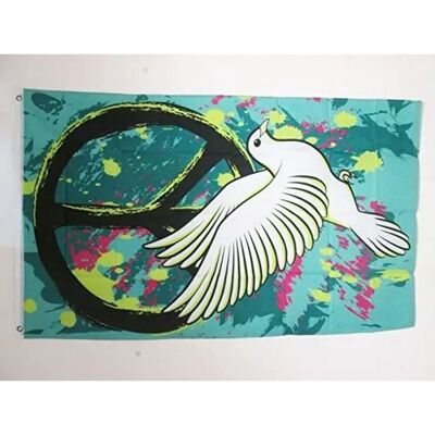 Drapeau Az Flag Paix et Amour 150x90cm - Publicité Drapeau Az Flag Paix et Amour 150x90cm - Publicité