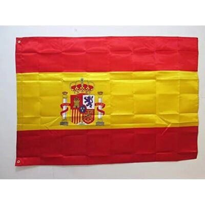 Drapeau Espagne 150x90cm Satin - Drapeau Espagnol 90x150cm - Neuf - Publicité Drapeau Espagne 150x90cm Satin - Drapeau Espagnol 90x150cm - Neuf - Publicité