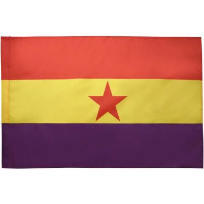 Drapeau Républicain Espagnol Az Flag avec étoile rouge - Drapeau - Publicité Drapeau Républicain Espagnol Az Flag avec étoile rouge - Drapeau - Publicité