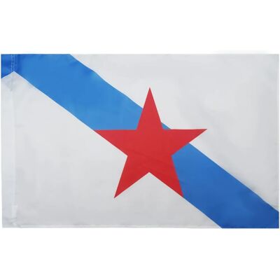 Az Flag Galice Estreleira 150x90cm - Drapeau Indépendance Galice - Publicité Az Flag Galice Estreleira 150x90cm - Drapeau Indépendance Galice - Publicité