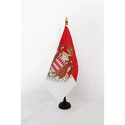 AZ Flag - Monaco Drapeau de table - 15x15cm - Armes - Drapeau - Publicité AZ Flag - Monaco Drapeau de table - 15x15cm - Armes - Drapeau - Publicité
