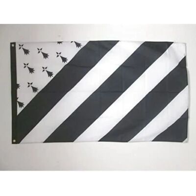 Az Flag Gwenn Ha Du 150x90cm - Bandiera di Bretagna - Bandiera Az Flag Gwenn Ha Du 150x90cm - Bandiera di Bretagna - Bandiera