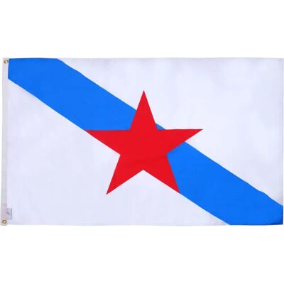 Az Flag Galicien Unabhängigkeitsfahne 150x90cm Az Flag Galicien Unabhängigkeitsfahne 150x90cm