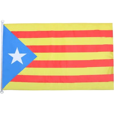 Az Flag Catalaanse Vlag Estelada 150x90cm - Vlag van Catalonië Az Flag Catalaanse Vlag Estelada 150x90cm - Vlag van Catalonië