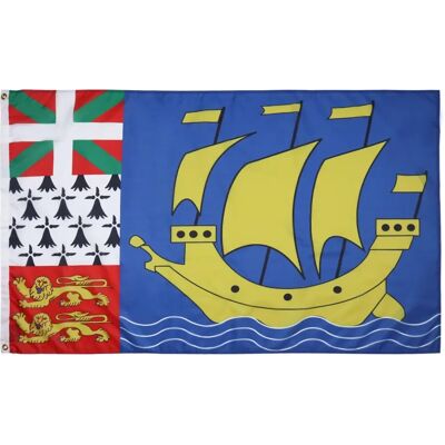 AZ Flag - Saint Pierre et Miquelon - 60x90cm - Drapeau - Publicité AZ Flag - Saint Pierre et Miquelon - 60x90cm - Drapeau - Publicité