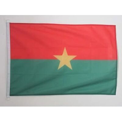 Az Flag - Burkina Faso Nautical Flag - 45x30 cm - Flag - Publicité Az Flag - Burkina Faso Nautical Flag - 45x30 cm - Flag - Publicité