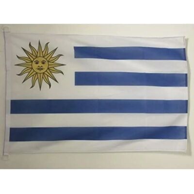 AZ FLAG - Uruguay 45x30 - Polyester 150D - Genaaid - Flag AZ FLAG - Uruguay 45x30 - Polyester 150D - Genaaid - Flag