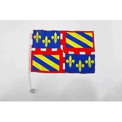 Az Flag Bandera de Coche Borgoña - Francia 30x45cm - Carflag Bourguignon - Decoración de Auto Az Flag Bandera de Coche Borgoña - Francia 30x45cm - Carflag Bourguignon - Decoración de Auto