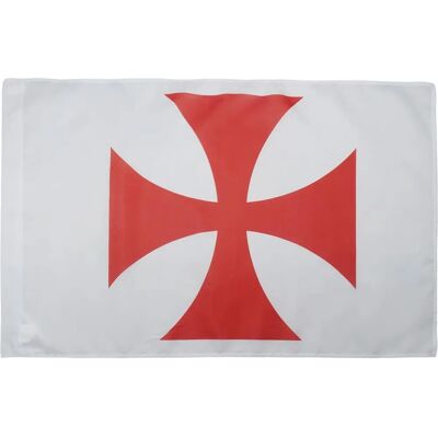 Bandiera Croce Templare Az Flag 90x60cm - 60x90cm Bandiera Croce Templare Az Flag 90x60cm - 60x90cm