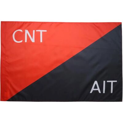 Az Flag - CNT-FAI Spain - 90x60cm - Vlag Az Flag - CNT-FAI Spain - 90x60cm - Vlag