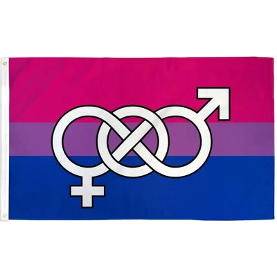 Bandiera Pride Bisessuale Az Flag - 150x90cm, 90x15cm - Bandiera per Pride Bandiera Pride Bisessuale Az Flag - 150x90cm, 90x15cm - Bandiera per Pride