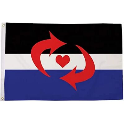 AZ Flag - Drapeau Libertin Échangiste 150x90 cm - Polyester - 2 œillets métalliques - Drapeau - Publicité AZ Flag - Drapeau Libertin Échangiste 150x90 cm - Polyester - 2 œillets métalliques - Drapeau - Publicité
