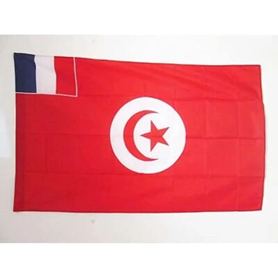 Az Flag - Protectorat Français de Tunisie 1881-1956 - 150x90cm - Flag Az Flag - Protectorat Français de Tunisie 1881-1956 - 150x90cm - Flag