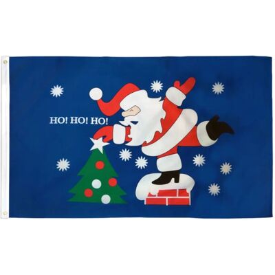 Az Flag - Drapeau Noël Ho Ho Ho 90x60cm - Flag Az Flag - Drapeau Noël Ho Ho Ho 90x60cm - Flag