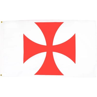 Bandera de la Orden Templaria AZ FLAG 150x90cm - GONFALONE BAUSSANT 90 x 150 cm Bandera de la Orden Templaria AZ FLAG 150x90cm - GONFALONE BAUSSANT 90 x 150 cm