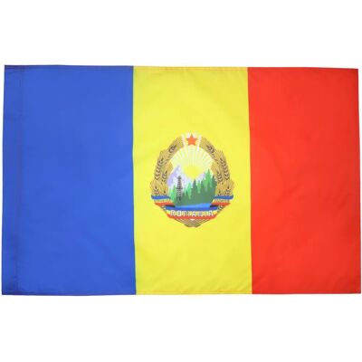 AZ FLAG Drapeau de la République SOCIALISTE de Roumanie 1947-1989 90x60cm - Drapeau ROUMAIN - Publicité AZ FLAG Drapeau de la République SOCIALISTE de Roumanie 1947-1989 90x60cm - Drapeau ROUMAIN - Publicité