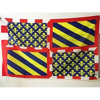 AZ Flag - Bourgogne Province - 90x60 cm - Drapeau - Publicité AZ Flag - Bourgogne Province - 90x60 cm - Drapeau - Publicité