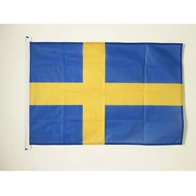 Bandiera Svedese Az Flag - Uso Esterno Rete Resistente Bandiera Svedese Az Flag - Uso Esterno Rete Resistente