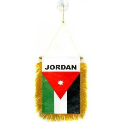 Jordan - Mini - 15x10cm - Coche - Bandera Jordan - Mini - 15x10cm - Coche - Bandera