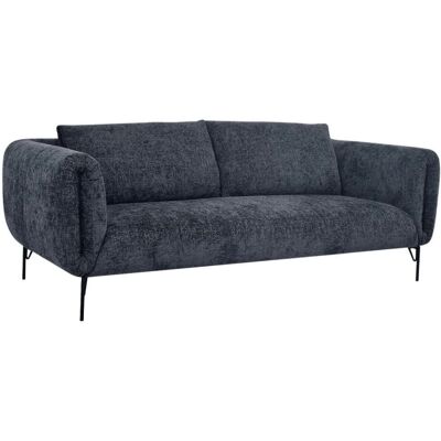 Mathi Design Canapé 3 Places - Tissu, Anthracite - Publicité Mathi Design Canapé 3 Places - Tissu, Anthracite - Publicité