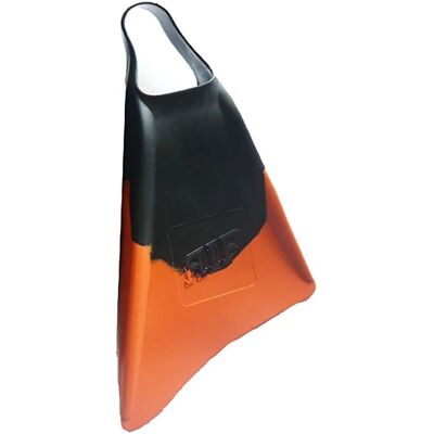 Aletas asimétricas RIP - Aletas para bodyboarding, naranja y negro Aletas asimétricas RIP - Aletas para bodyboarding, naranja y negro