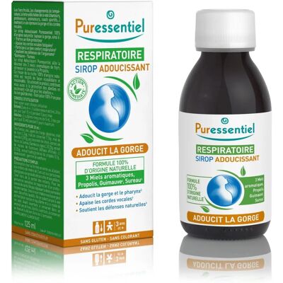 Puressentiel Sirop Adoucissant Respiratoire - 125ml - Publicité Puressentiel Sirop Adoucissant Respiratoire - 125ml - Publicité