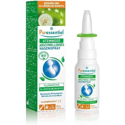 Spray nasal décongestionnant bio Puressentiel - 30 ml - Publicité Spray nasal décongestionnant bio Puressentiel - 30 ml - Publicité