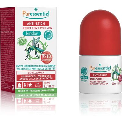 Puressentiel Baby Repellente Zanzare Roll-on - 30ml - Repellente per zanzare per bambini Puressentiel Baby Repellente Zanzare Roll-on - 30ml - Repellente per zanzare per bambini