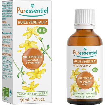 Huile Végétale Bio Millepertuis 50ml - Huile Naturelle Huile Végétale Bio Millepertuis 50ml - Huile Naturelle