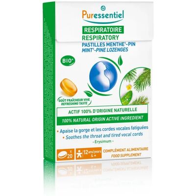 Puressentiel Respiratorische Halspastillen Minz-Kiefer - Beruhigung des Rachens Puressentiel Respiratorische Halspastillen Minz-Kiefer - Beruhigung des Rachens