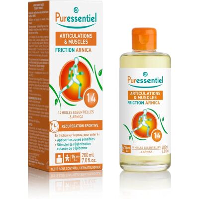 Puressentiel Arnica & Muscles Friction 200ml - Soulagement musculaire - Publicité Puressentiel Arnica & Muscles Friction 200ml - Soulagement musculaire - Publicité