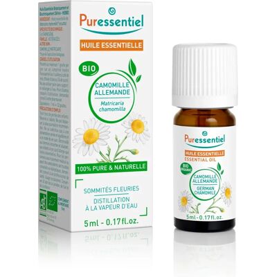 Huile Essentielle Camomille Bleu Profond - 5 ml - Publicité Huile Essentielle Camomille Bleu Profond - 5 ml - Publicité