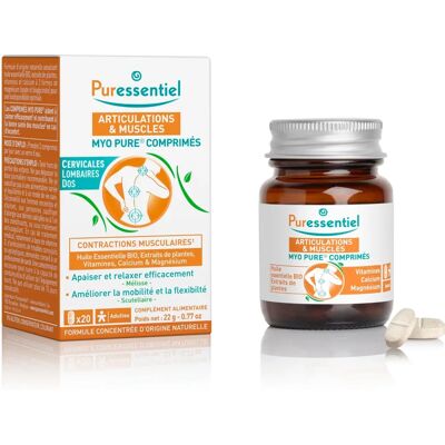 Puressentiel Myo Pure 20 Tabletten - Gelenk & Muskel Unterstützung Puressentiel Myo Pure 20 Tabletten - Gelenk & Muskel Unterstützung