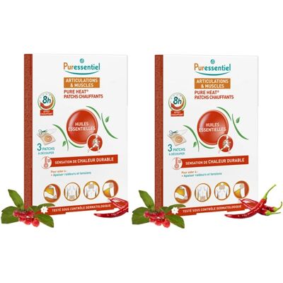 Puressentiel - Patchs Chauffants Articulations & Muscles - Soulagement Naturel - Publicité Puressentiel - Patchs Chauffants Articulations & Muscles - Soulagement Naturel - Publicité
