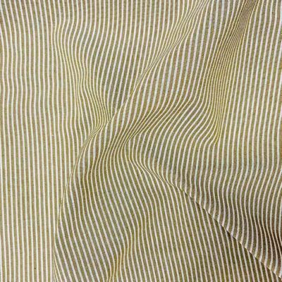 Mondial Tissus - Tissé teint country ocre et écru - Fabric Mondial Tissus - Tissé teint country ocre et écru - Fabric