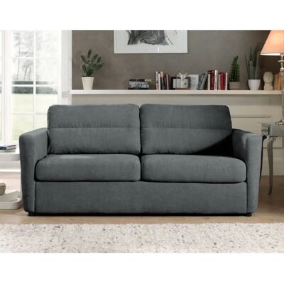 Bestmobilier Larson - Canapé droit 3 places convertible - avec coffre de rangement - style industriel - Canapé - Publicité Bestmobilier Larson - Canapé droit 3 places convertible - avec coffre de rangement - style industriel - Canapé - Publicité