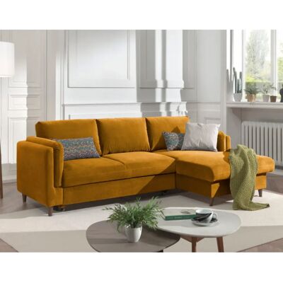 Lisa Design Brooke - Ecksofa - Samt, 4 Sitze - L-Form Lisa Design Brooke - Ecksofa - Samt, 4 Sitze - L-Form