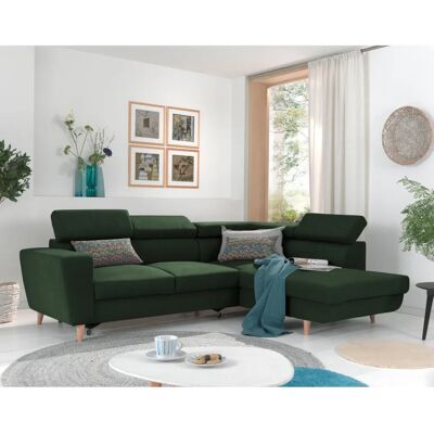Lisa Design Stella Ecksofa - Blau - 4 Sitze Lisa Design Stella Ecksofa - Blau - 4 Sitze