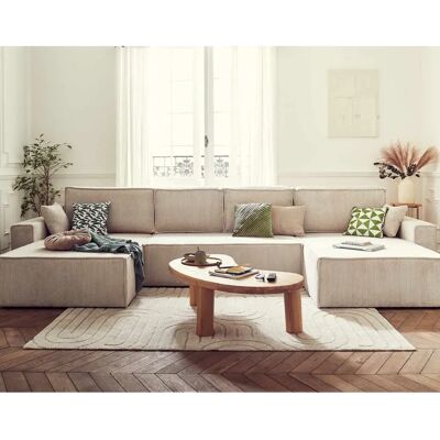Bestmobilier Dellia Canapé panoramique en U 7 places - Canapé - Publicité Bestmobilier Dellia Canapé panoramique en U 7 places - Canapé - Publicité