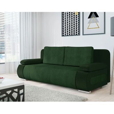 Bestmobilier Elio Canapé 3 Places Vert - Canapé - Publicité Bestmobilier Elio Canapé 3 Places Vert - Canapé - Publicité