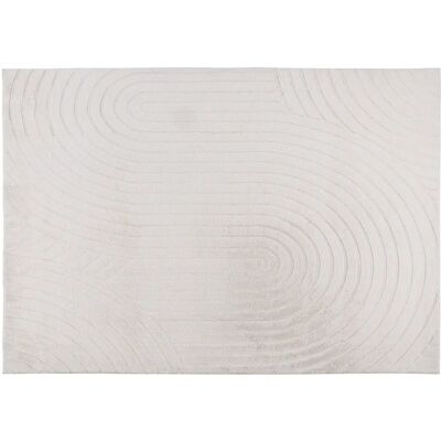 Lovely - Rectangular Abstract White Rug - Rug - Publicité Lovely - Rectangular Abstract White Rug - Rug - Publicité