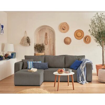 Bestmobilier Topaze - Canapé d'angle - 4 places - Velours réversible - Publicité Bestmobilier Topaze - Canapé d'angle - 4 places - Velours réversible - Publicité