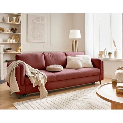 Lisa Design Brooke - canapé convertible en velours 3 places - Design moderne - Publicité Lisa Design Brooke - canapé convertible en velours 3 places - Design moderne - Publicité